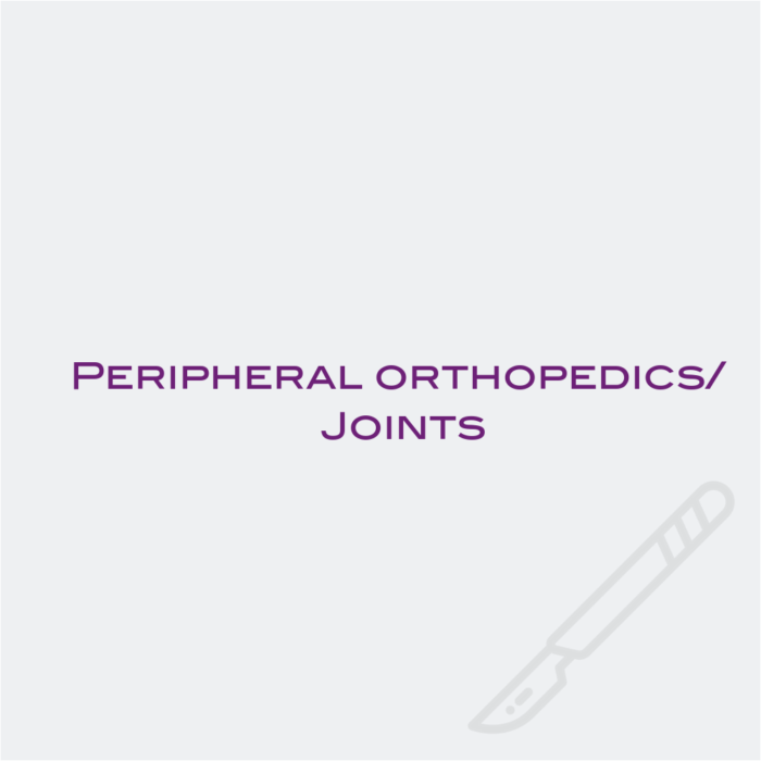 Peripheral Orthopedics Joints